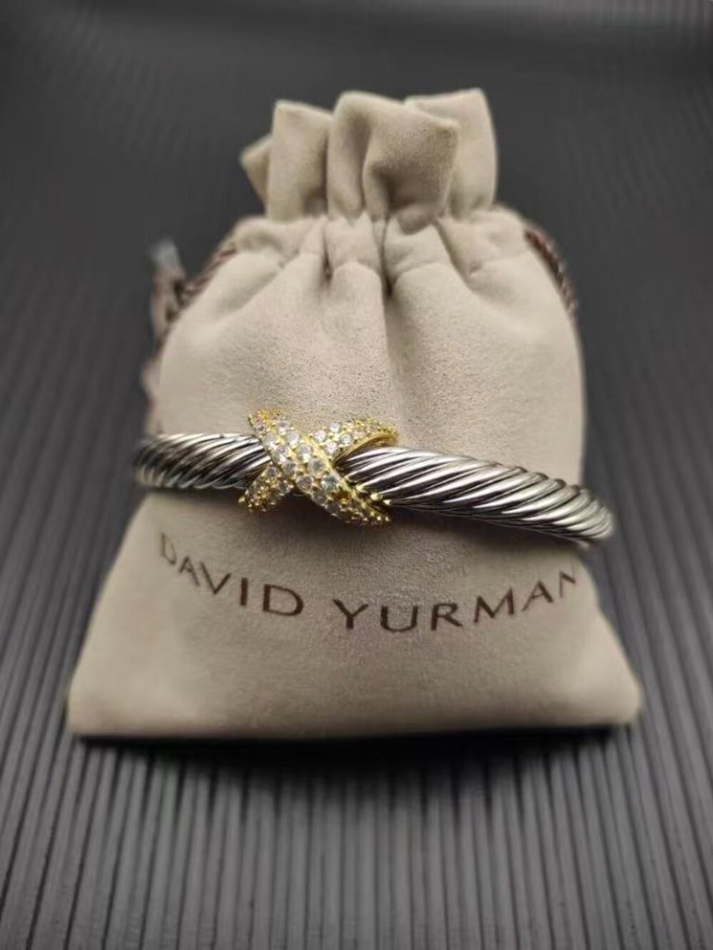 David Yurman Silver Twisted Bracelet - Picture 4 of 5